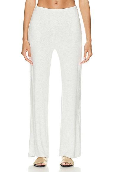 LESET Lauren Pocket Pant in Light Grey Product Image