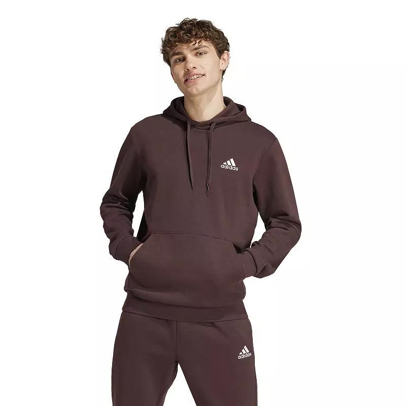 Mens adidas Feel Cozy Pullover Fleece Hoodie Product Image