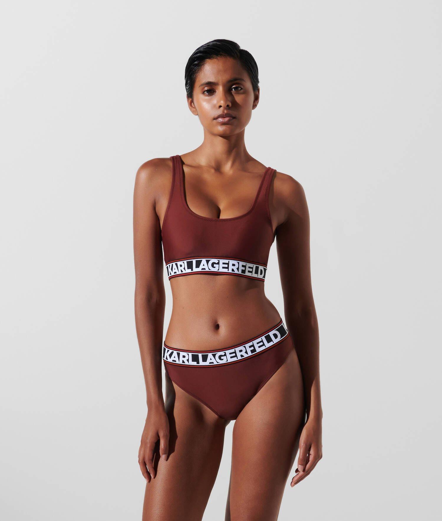 KARL LOGO BIKINI TOP Product Image