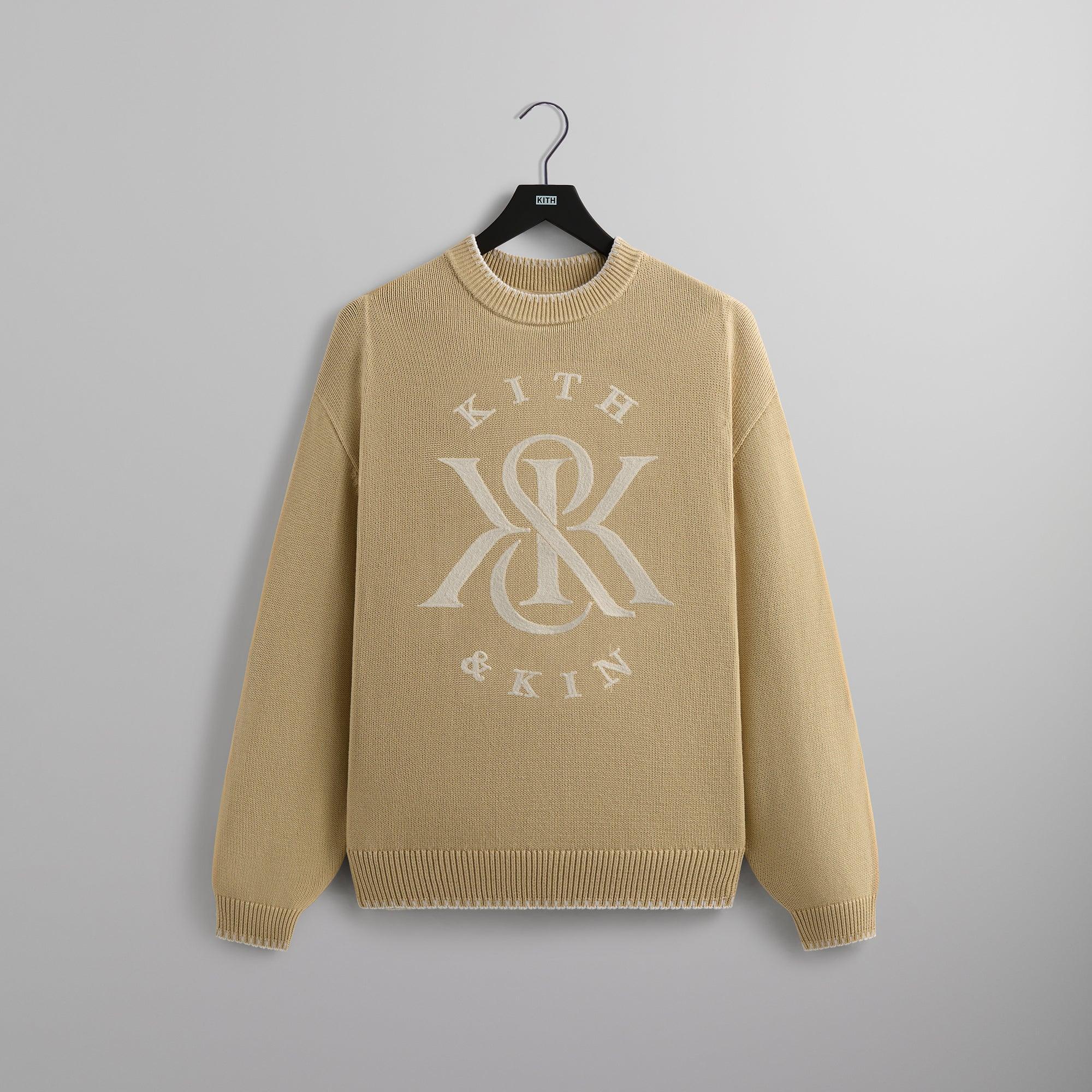 Kith Crest Stitched Lewis Sweater - Eternal Male Product Image