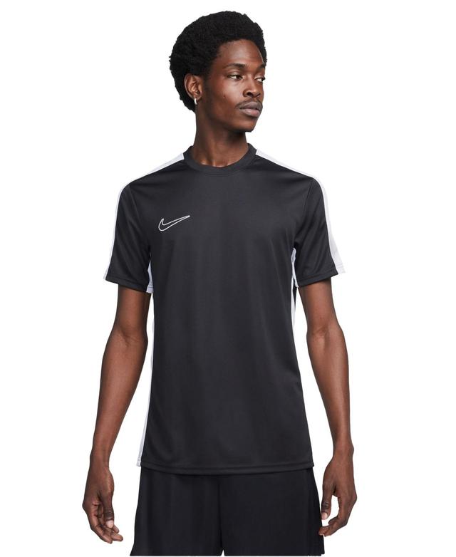 Nike Mens Academy Dri-fit Short Sleeve Soccer T-Shirt - Blackwhite Product Image