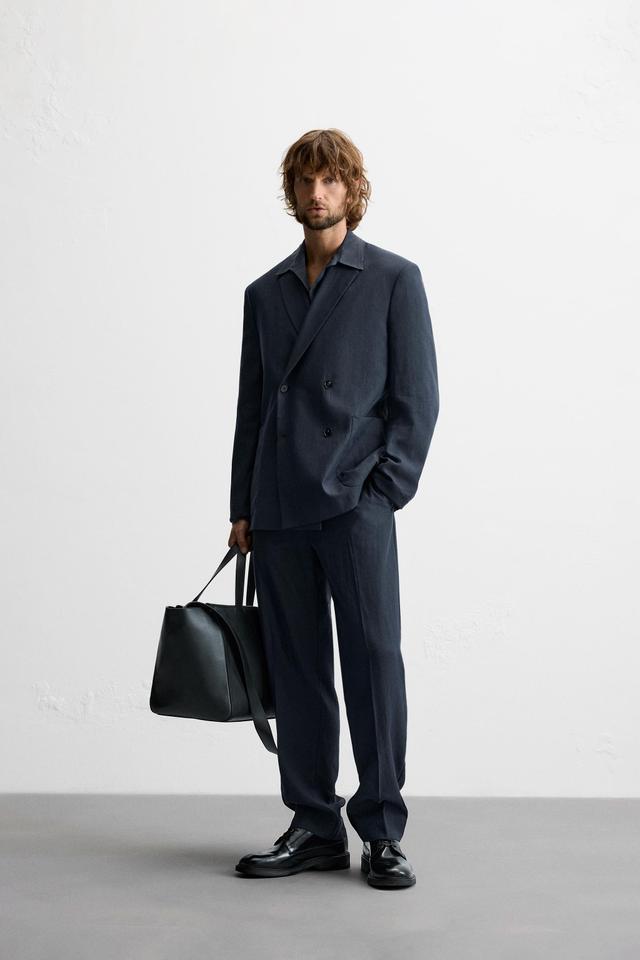 TEXTURED WEAVE HERRINGBONE SUIT Product Image