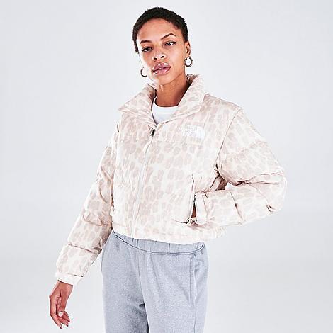 Womens The North Face Inc Cropped Printed Nuptse Short Jacket Product Image