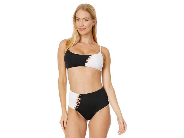 L Space Solstice Cutout Colorblock Bikini Top Product Image