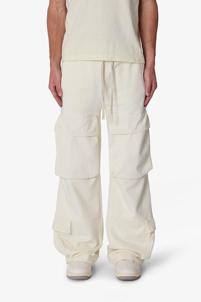 Front Cargo Sweatpants - Off White Product Image