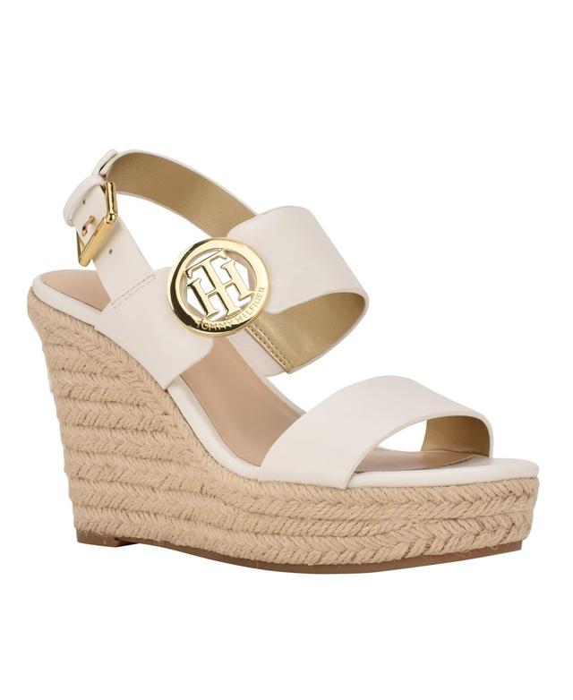 Tommy Hilfiger Womens Kahdy Logo Wedge Sandals Product Image