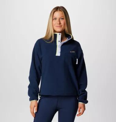 Columbia Women's Helvetia II Cropped Half Snap Fleece Pullover- Product Image