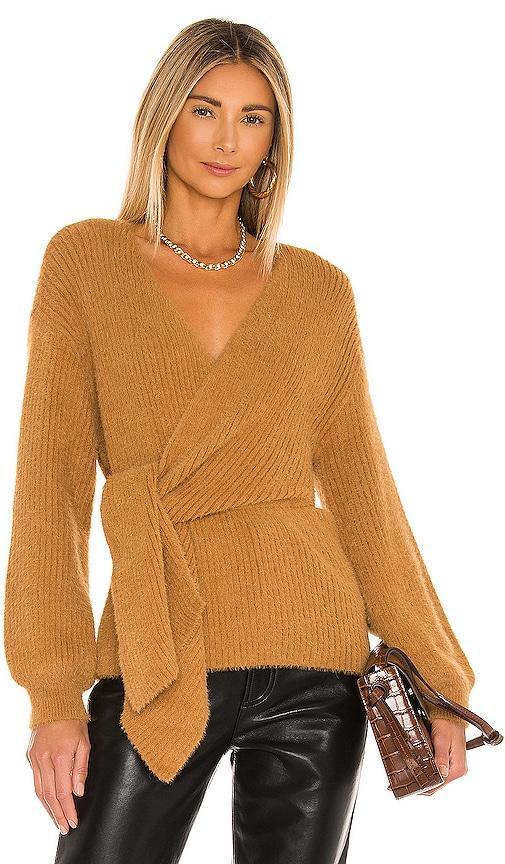 x REVOLVE Khalida Wrap Sweater Product Image