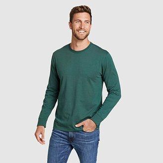 Men's Legend Wash 100% Cotton Long-Sleeve Classic T-Shirt Product Image