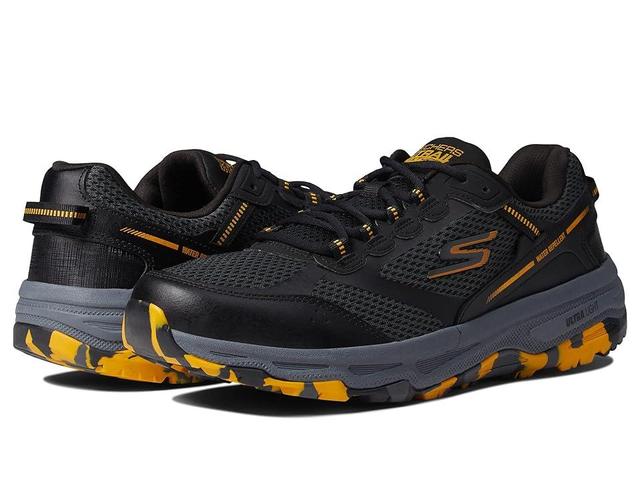 SKECHERS Go Run Trail Altitude - Marble (Black/Yellow) Men's Shoes Product Image