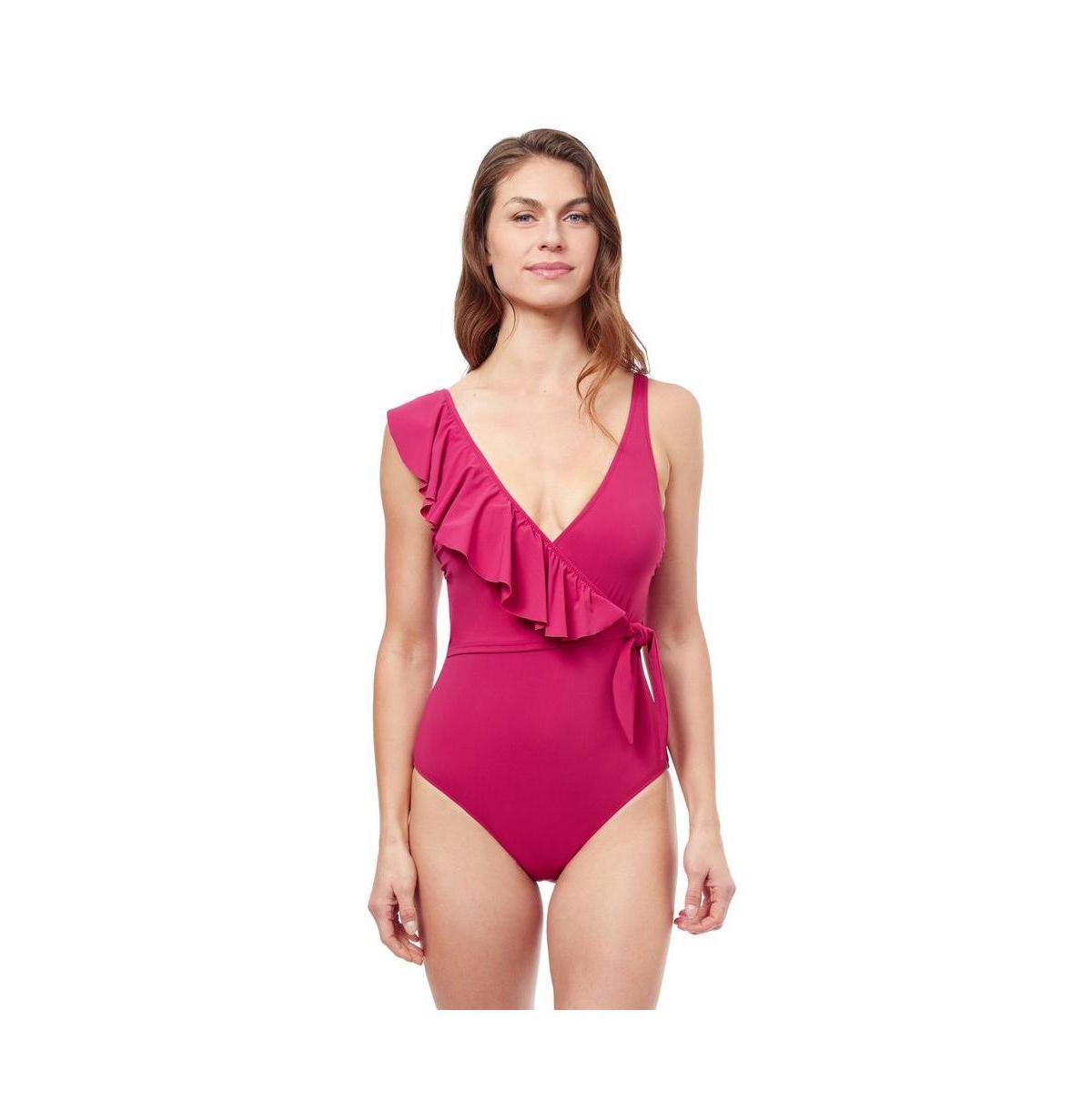 Womens Tutti Frutti Ruffle One-Piece Swimsuit Product Image