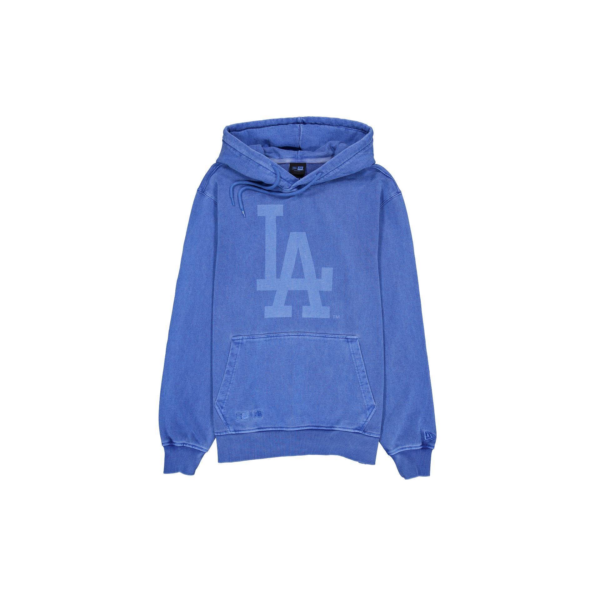 Los Angeles Dodgers Pigment Logo Blue Quartz Hoodie Male Product Image