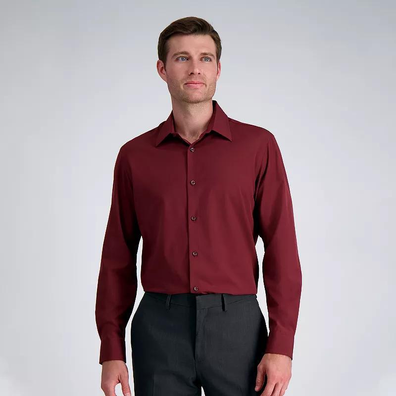 Mens Haggar Smart Wash Classic Fit Wrinkle Free Dress Shirt Product Image