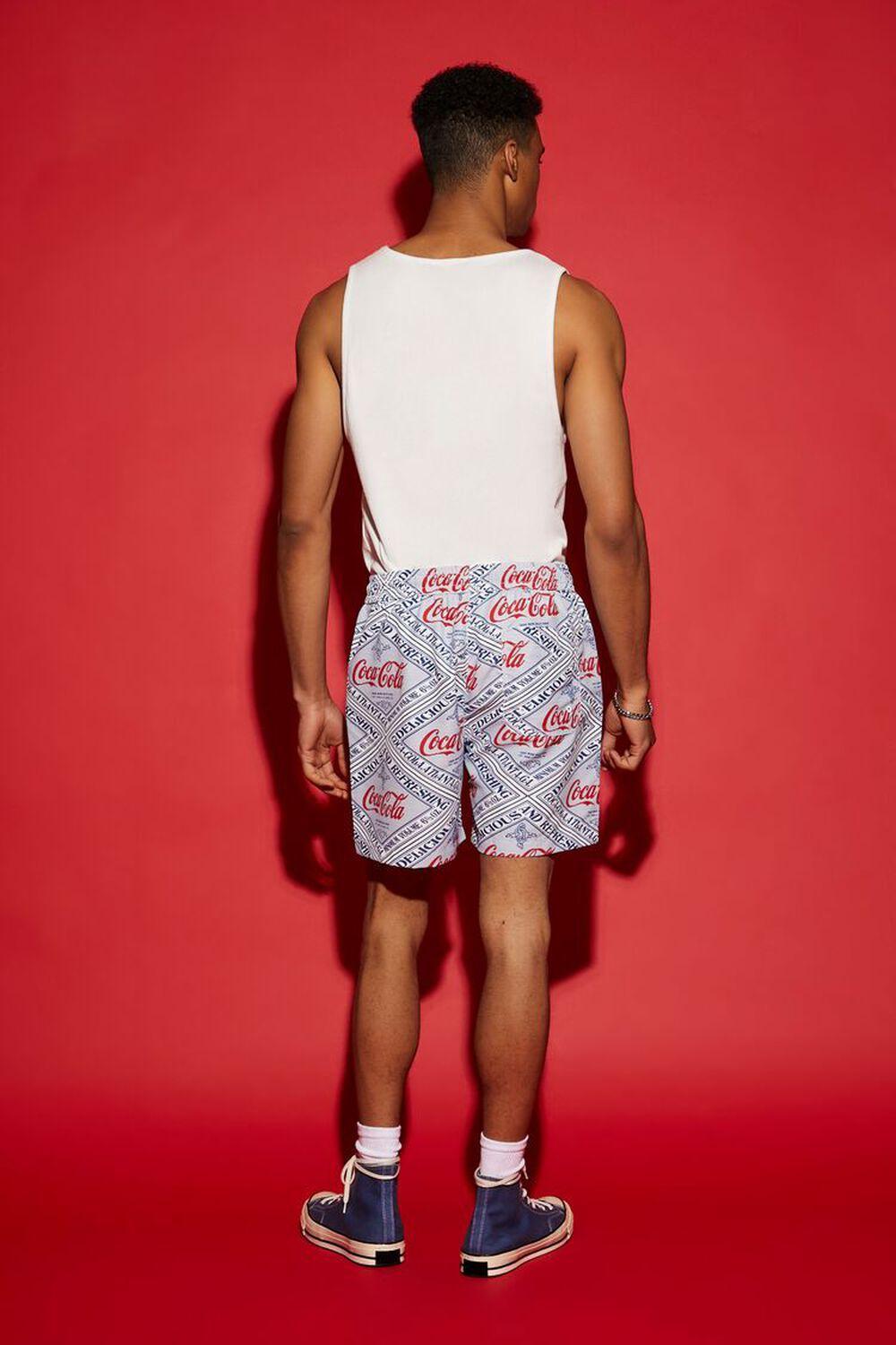 Coca-Cola Print Swim Trunks | Forever 21 Product Image