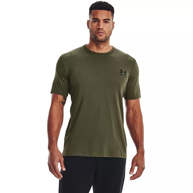 Mens Under Armour Sportstyle Tee Red Product Image