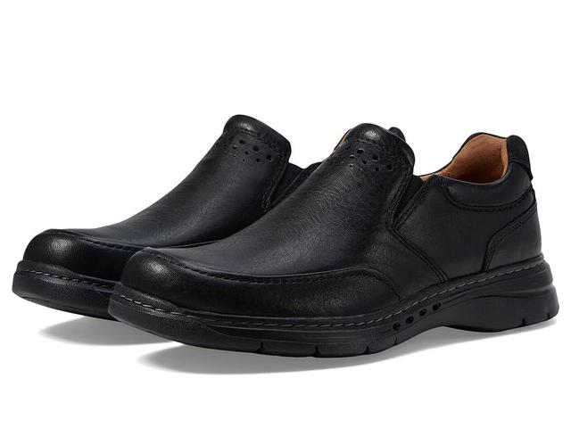 Clarks Un Brawley Step Tumbled Leather) Men's Shoes Product Image