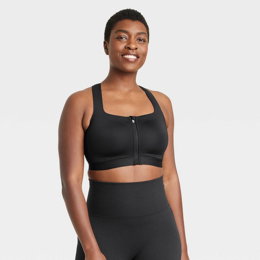 Women's Sculpt High Support Zip-Front Sports Bra - All In Motion™ Product Image