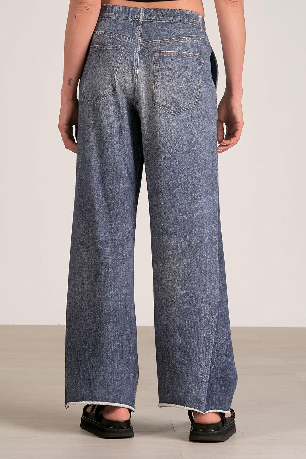 Wide Leg Denim Pant Product Image