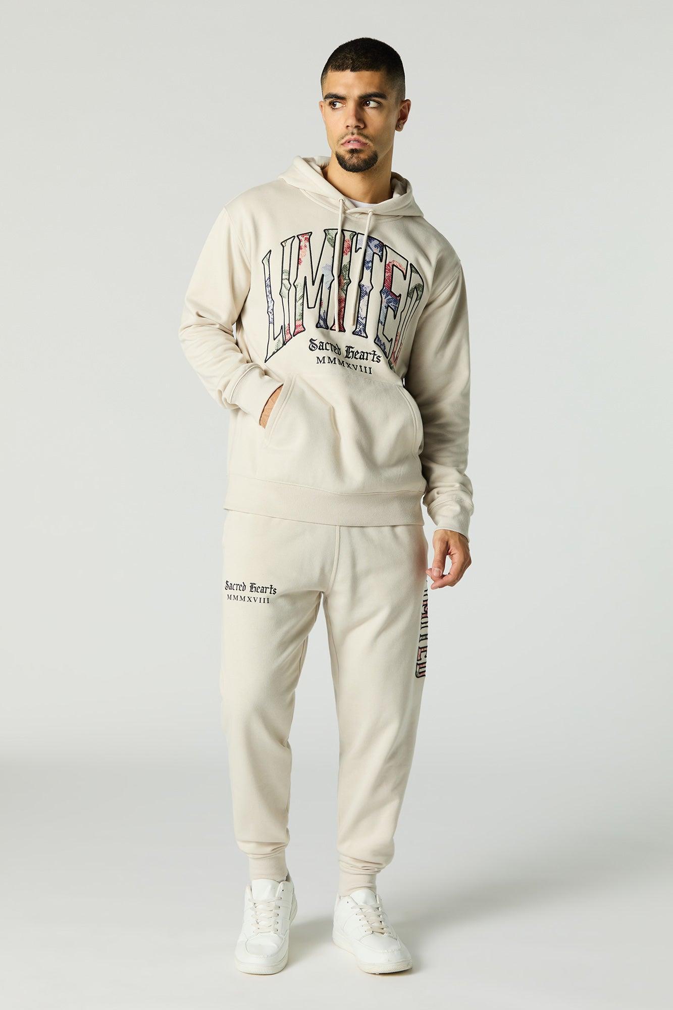 Limited Twill Embroidered Fleece Jogger Male Product Image