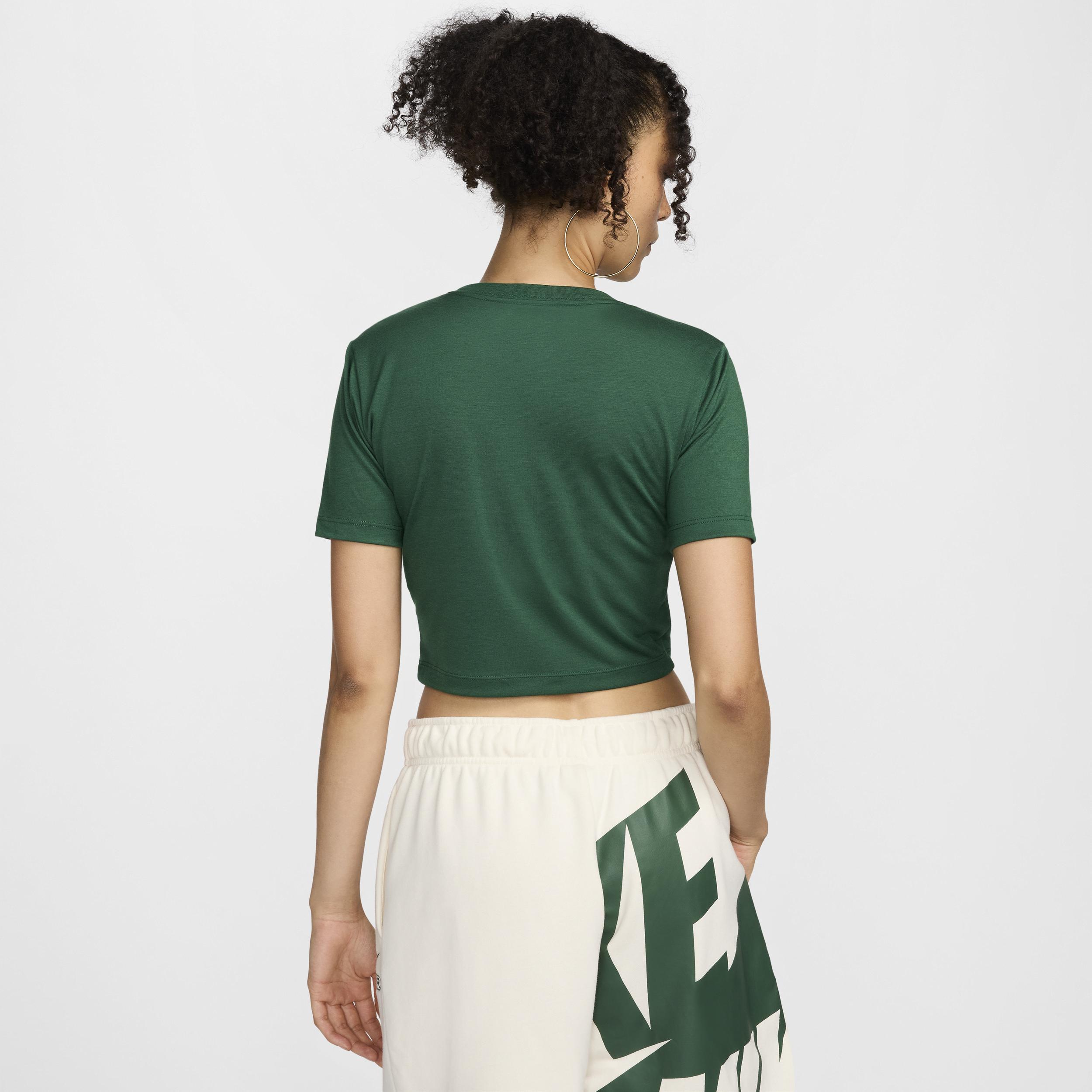 Women's Nike Sportswear Essential Slim Cropped T-Shirt Product Image