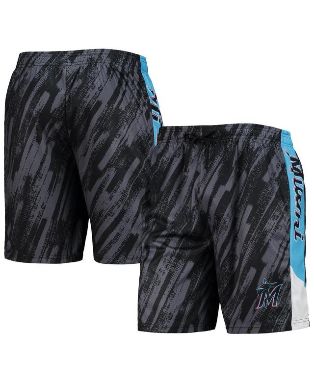 Mens Foco Black Miami Marlins Static Shorts Product Image