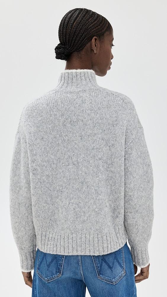 Madewell Fluffy Wool Balham Hi Low Turtle | Shopbop Product Image