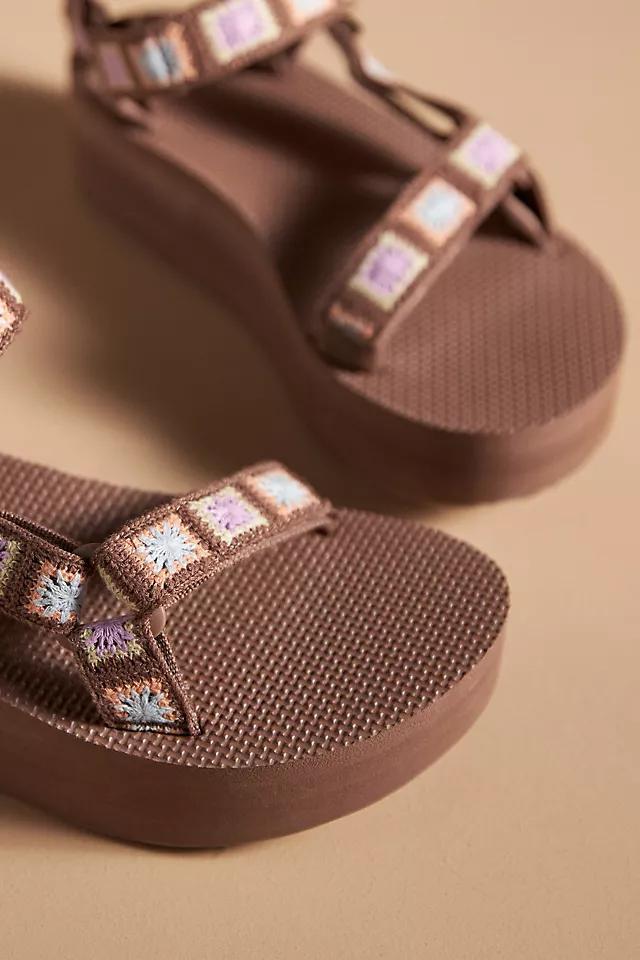 Teva Flatform Universal Crochet Sandals Product Image