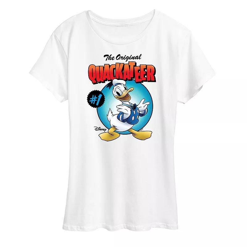 Disneys Donald Duck Womens Quackateer Graphic Tee Product Image