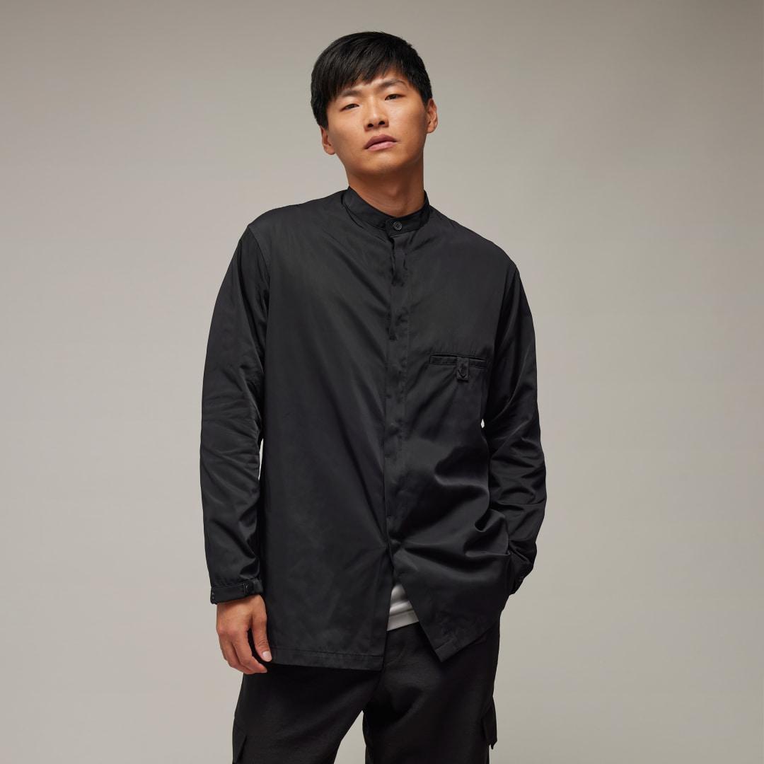 adidas Y-3 Nylon Twill Overshirt Black XL Mens Product Image