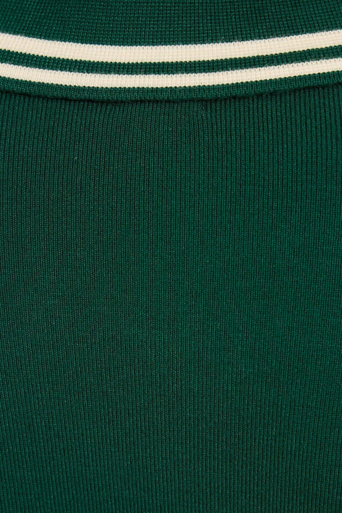 Cropped Boxy Polo Top Product Image