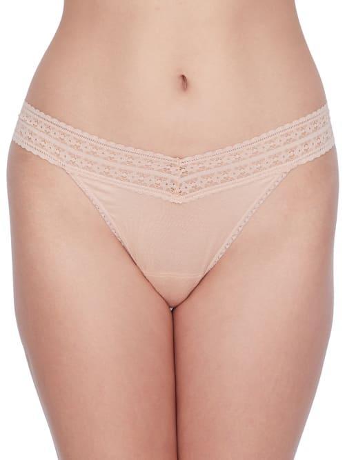 Hanky Panky Dream Lace Trim Modal Original Rise Thong Product Image