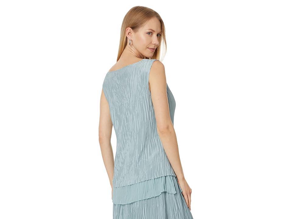 Eileen Fisher Ballet Neck Reversible Tunic (Seafoam) Women's Clothing Product Image