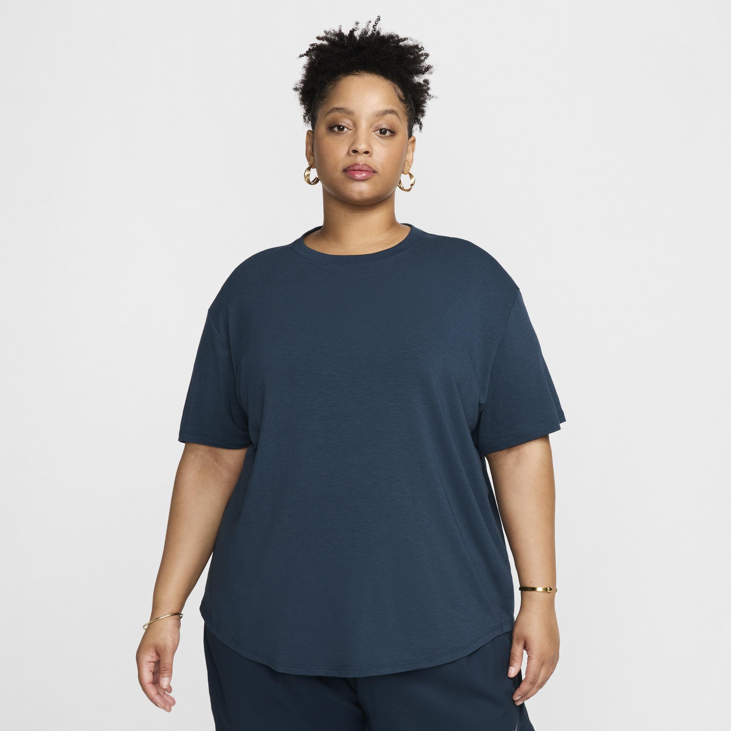 Nike Women's One Relaxed Dri-FIT Short-Sleeve Top (Plus Size) Product Image