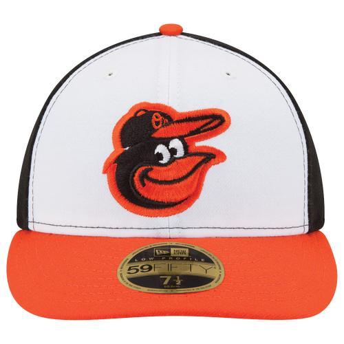 Mens New Era /Orange Baltimore Orioles Home Authentic Collection On-Field Low Profile 59FIFTY Fitted Hat Product Image