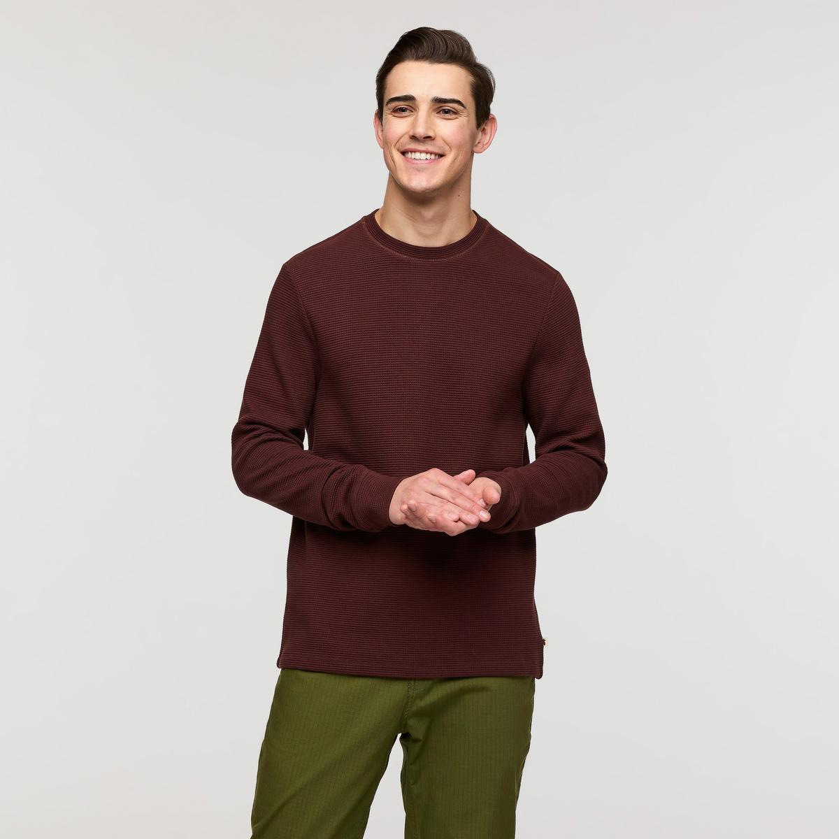 Atajo Long-Sleeve Waffle Shirt - Men's Male Product Image