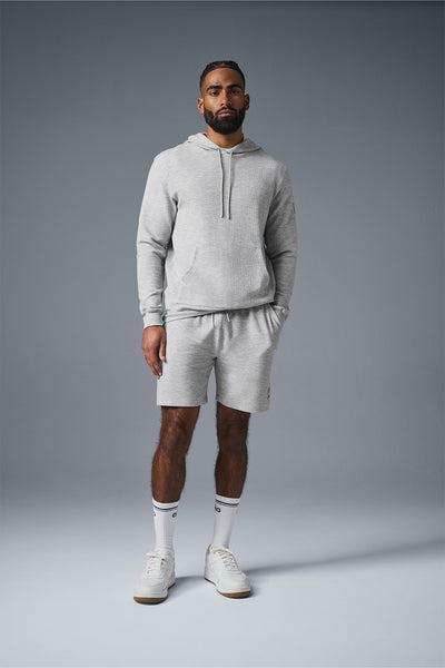 Micro Waffle Fast Break Hoodie - Athletic Heather Grey product image