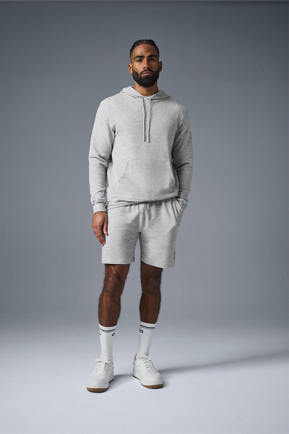 Micro Waffle Fast Break Hoodie - Athletic Heather Grey Male Product Image