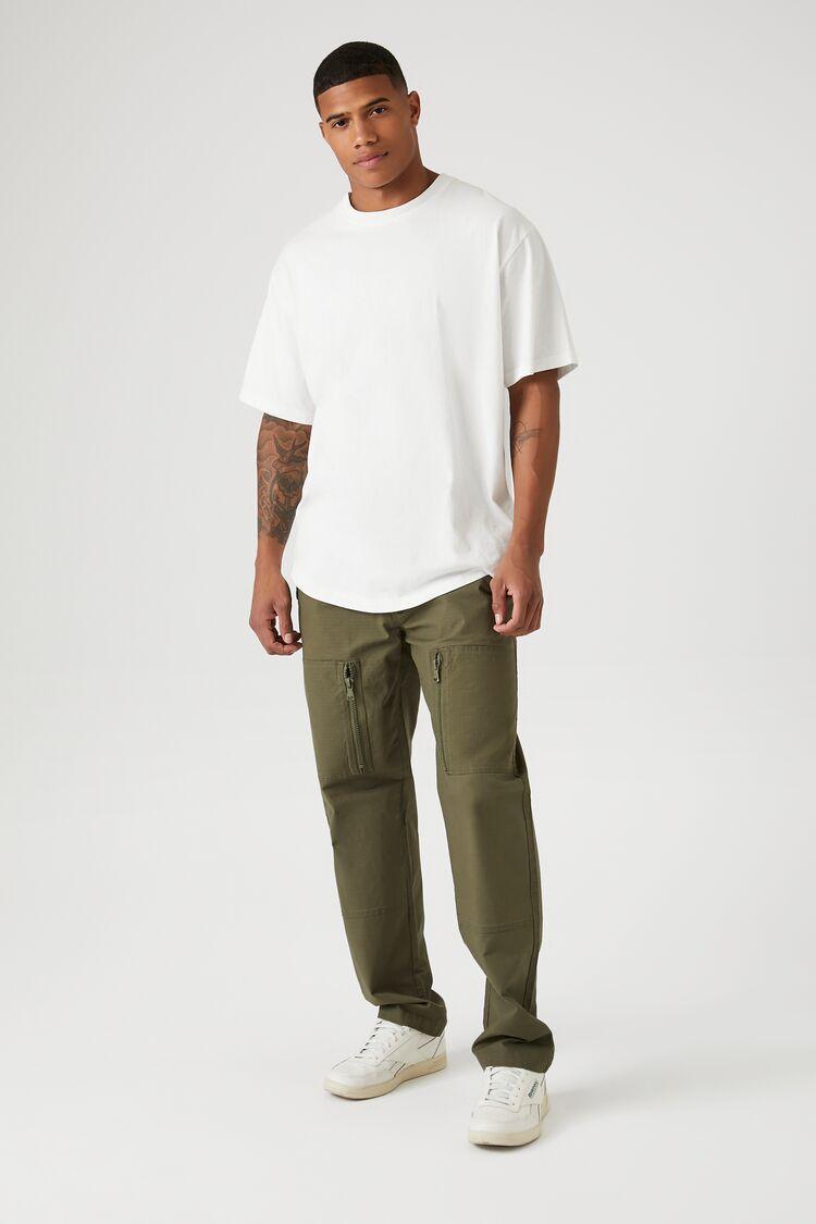 Release Buckle Slim-Fit Pants | Forever 21 product image