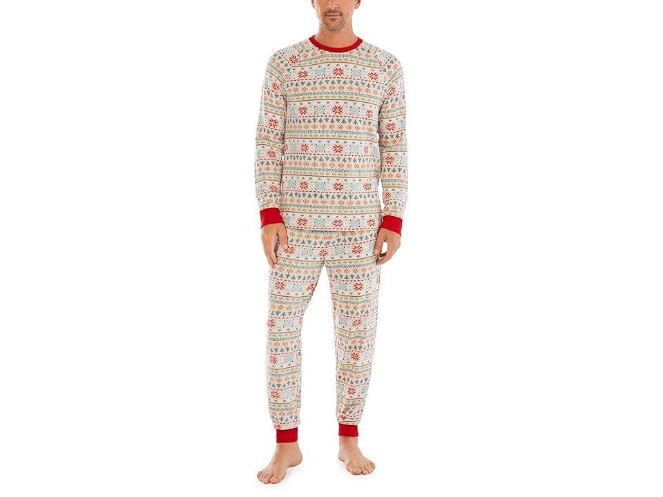 Pajamarama Nordic Fair Isle Long PJ Set (Nordic Fair Isle) Men's Pajama Sets Product Image