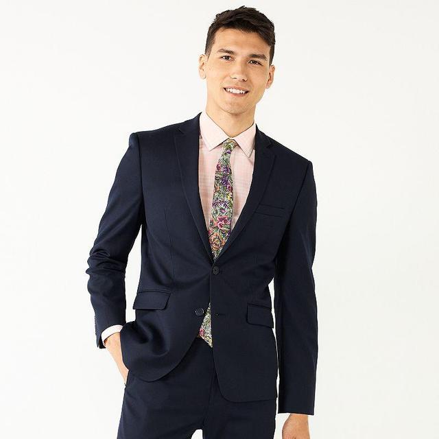 Mens Apt. 9 Premier Flex Performance Extra-Slim Washable Suit Jacket Blue Product Image