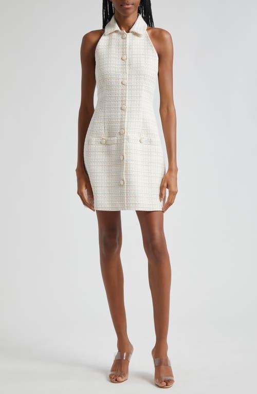 VERONICA BEARD Roxanne Tweed Dress In Ivory Multi Product Image