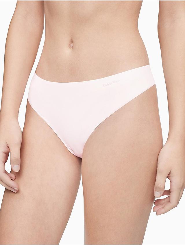 Calvin Klein Womens Invisibles Thong - White - XL Product Image