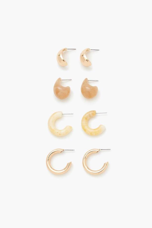 Marble Hoop Earring Set | Forever 21 Product Image