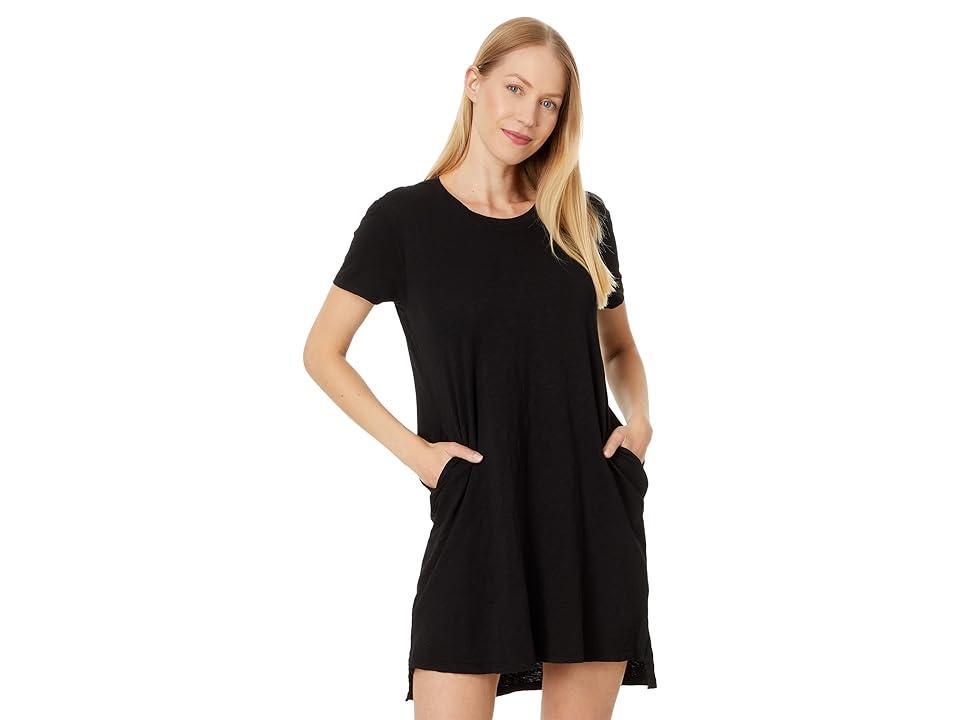 Mod-o-doc Short Sleeve Open Crew Neck T-Shirt Dress Women's Dress Product Image