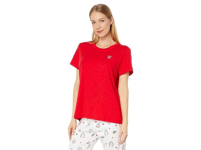 P.J. Salvage Be Mine Top (Cherry ) Women's Pajama Product Image