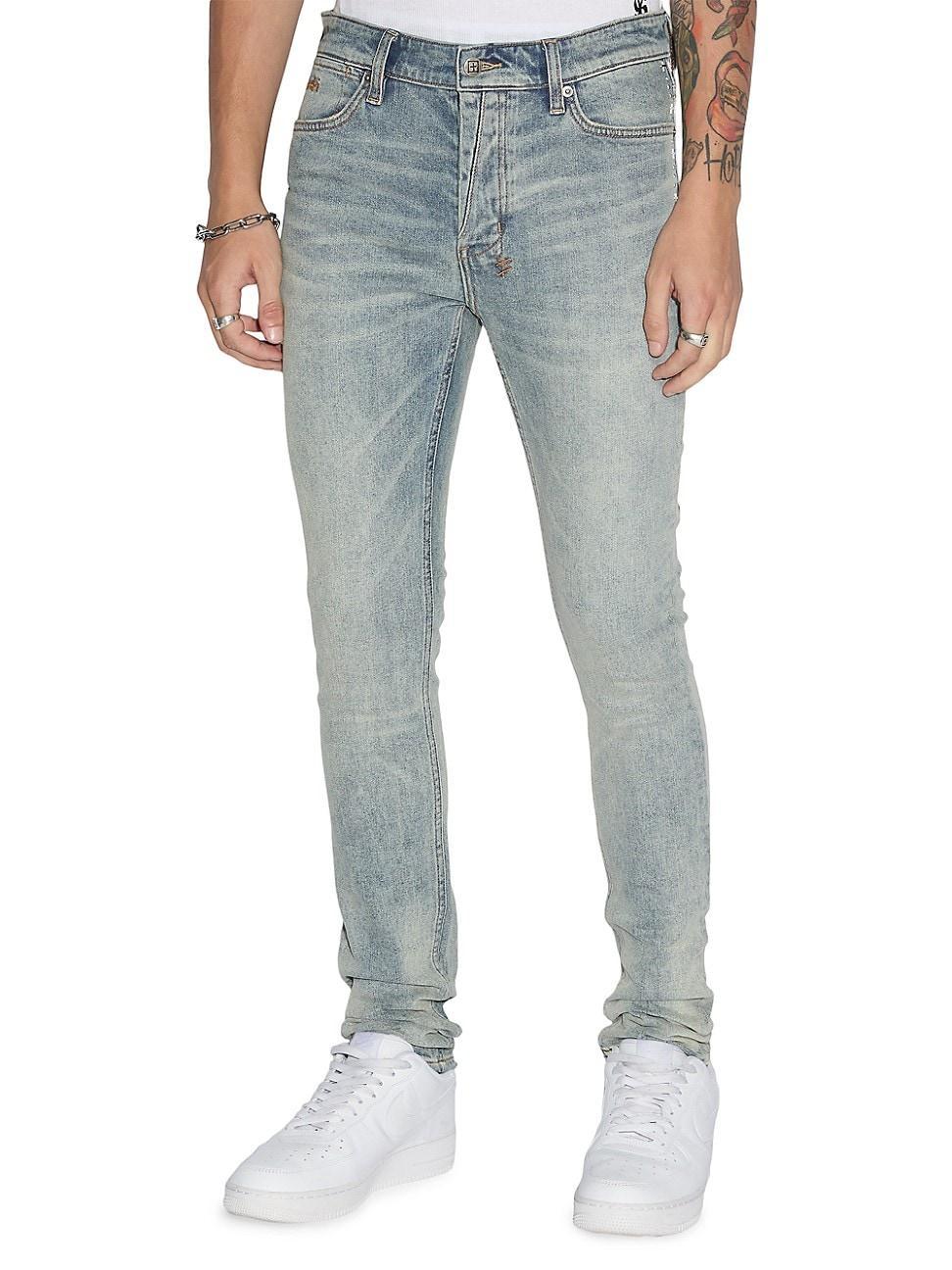 Mens Van Winkle Sky High Stretch Skinny Jeans Product Image