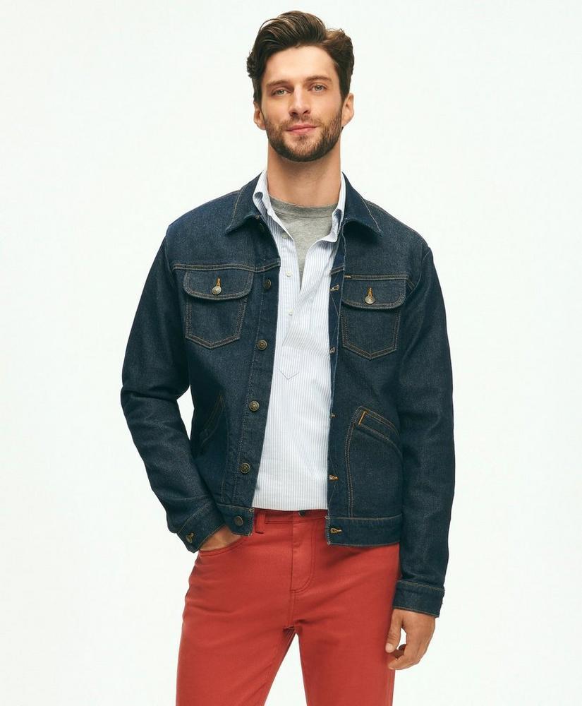 Dark Rinse Denim Trucker Jacket product image