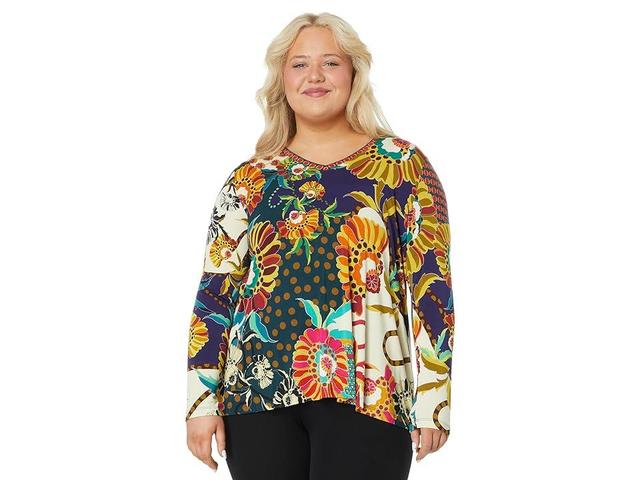 Johnny Was Plus Size Cadeki Stila Blouse Women's Clothing Product Image