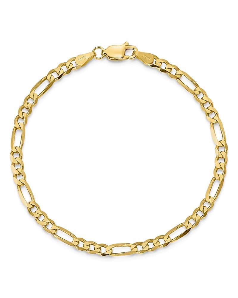 Bloomingdales Mens 14K Yellow Gold 4mm Flat Figaro Chain Bracelet, 7 - 100% Exclusive Product Image