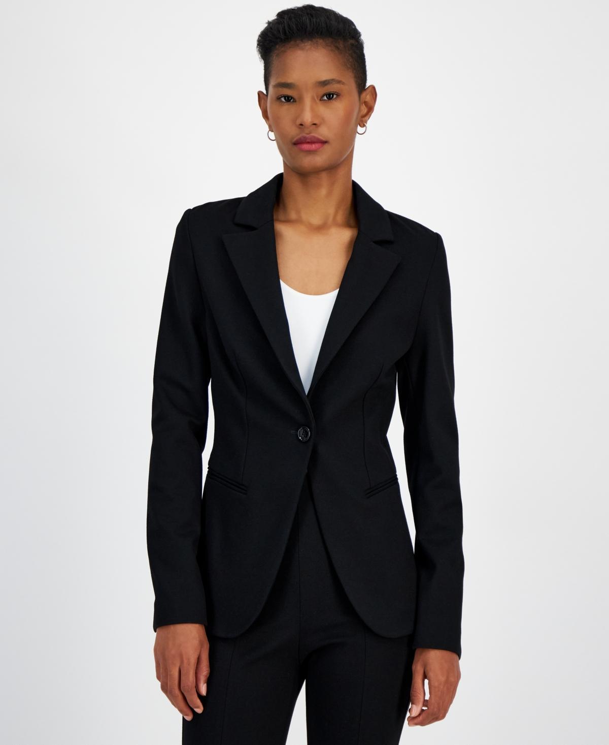 Boss Orange Womens Jaslim Notch-Lapel Single-Button Blazer product image